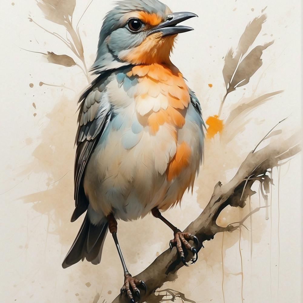 Bird On A Branch
