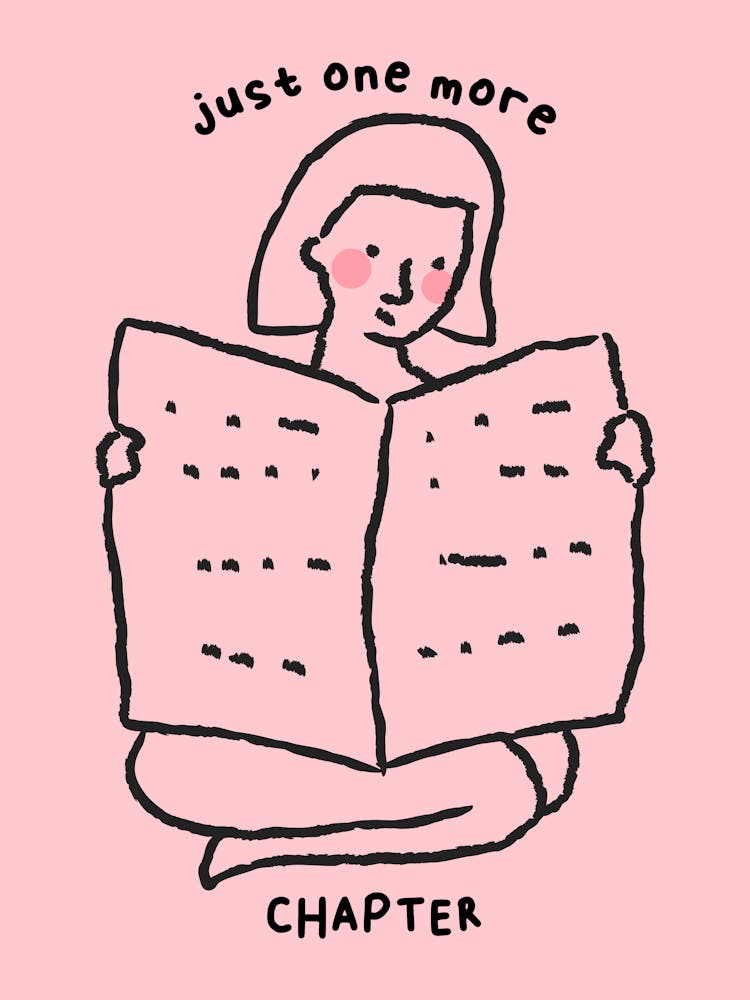 Just One More Chapter - Book Art