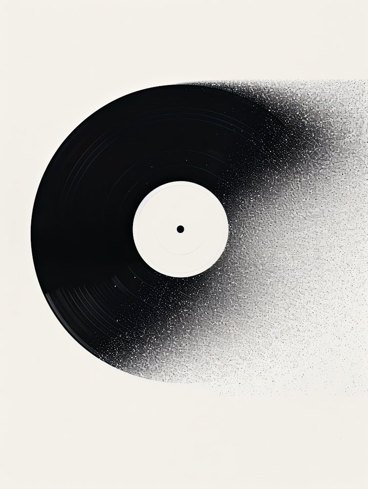 Spin The Sound Vinyl Poster