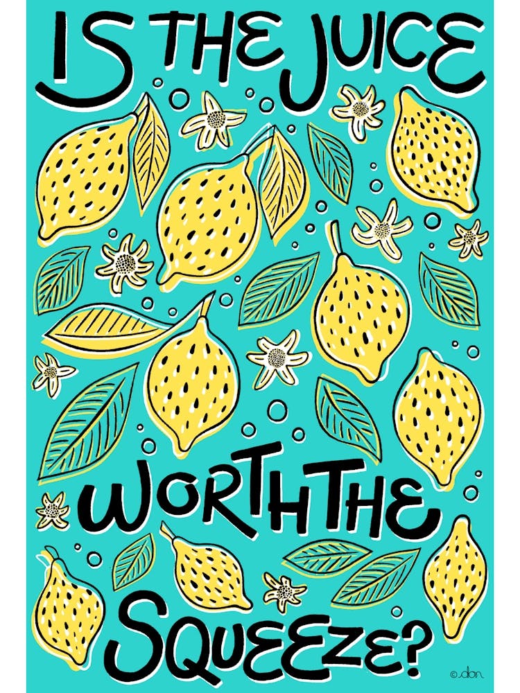 Lemon Squeeze Kitchen/Dining Blue