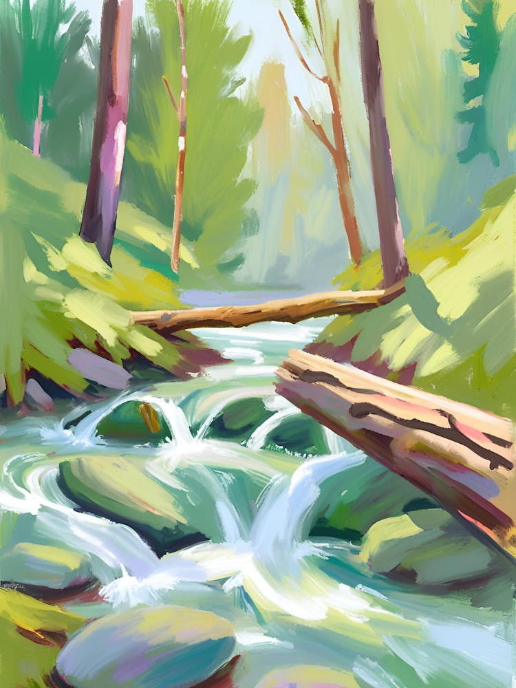 Stream In The Woods 2
