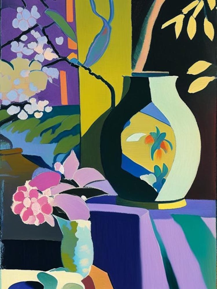 Koraku En, 1, Japan Abstract Still Life