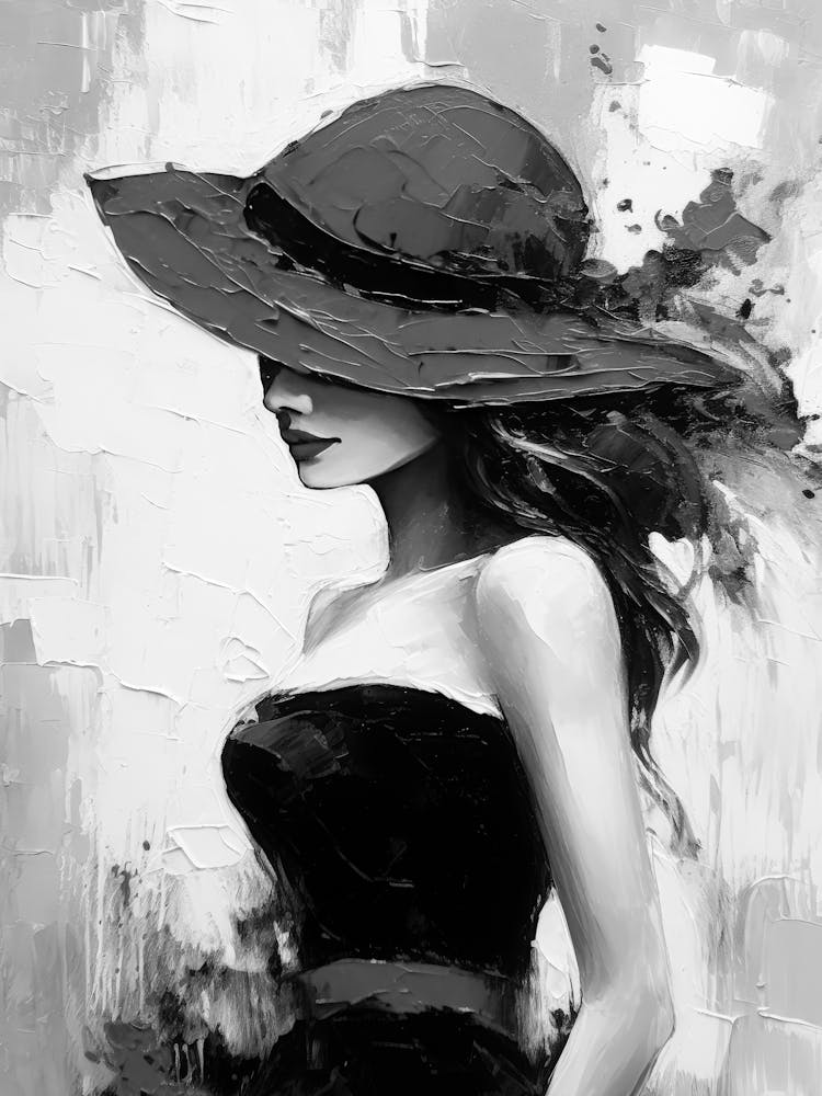 Black And White Painting 36