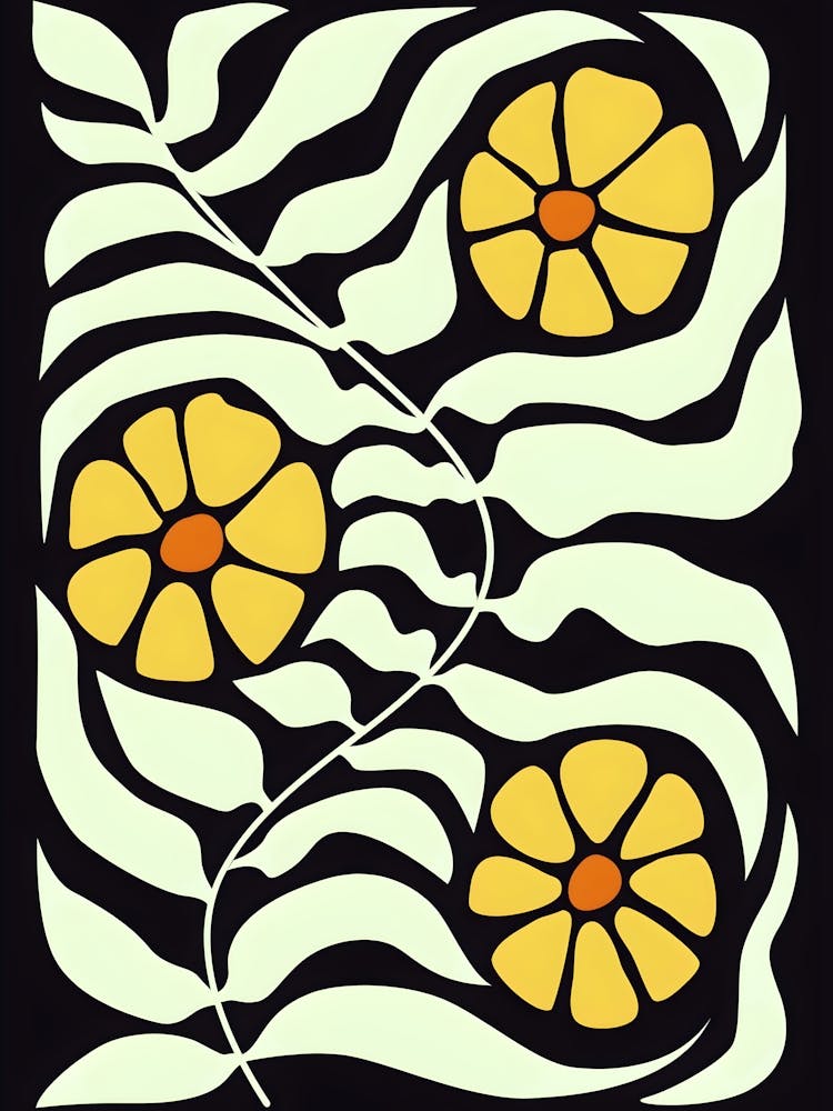 Henri Matisse Yellow Flowers 4