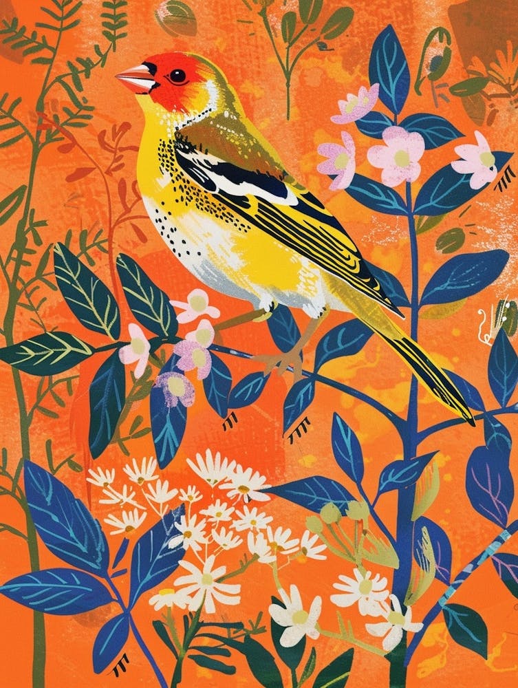 Spring Birds American Goldfinch 2