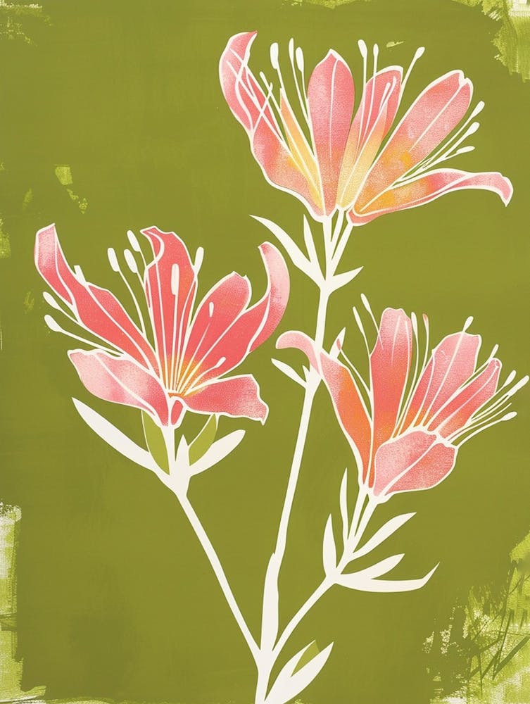 Pink & Green Kangaroo Paw 1