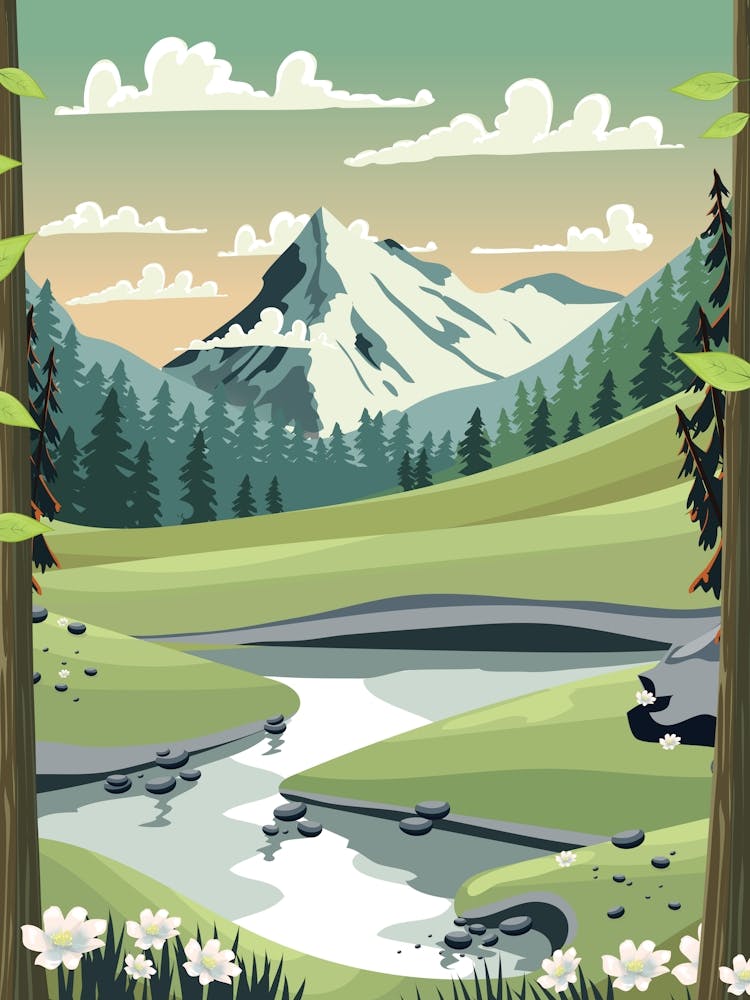Berglandschaft 2