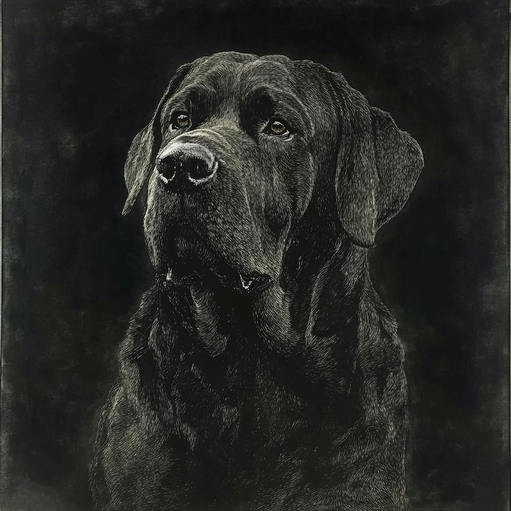 Black Labrador Art
