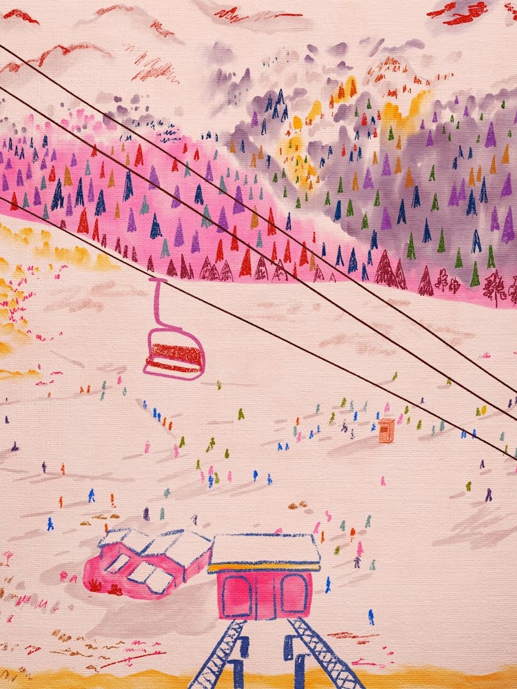 Winter Swiss Mountain