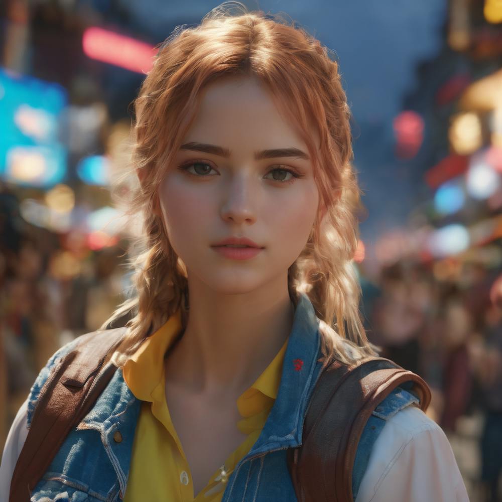 Girl In A City