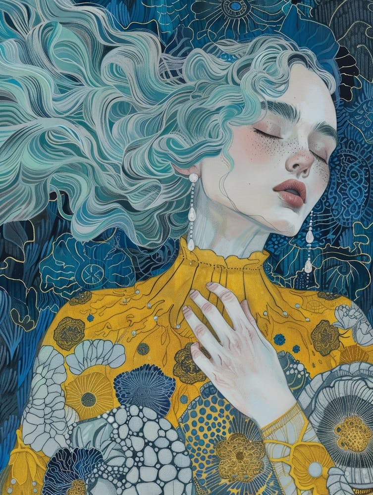 Girl With Blue Hair 9