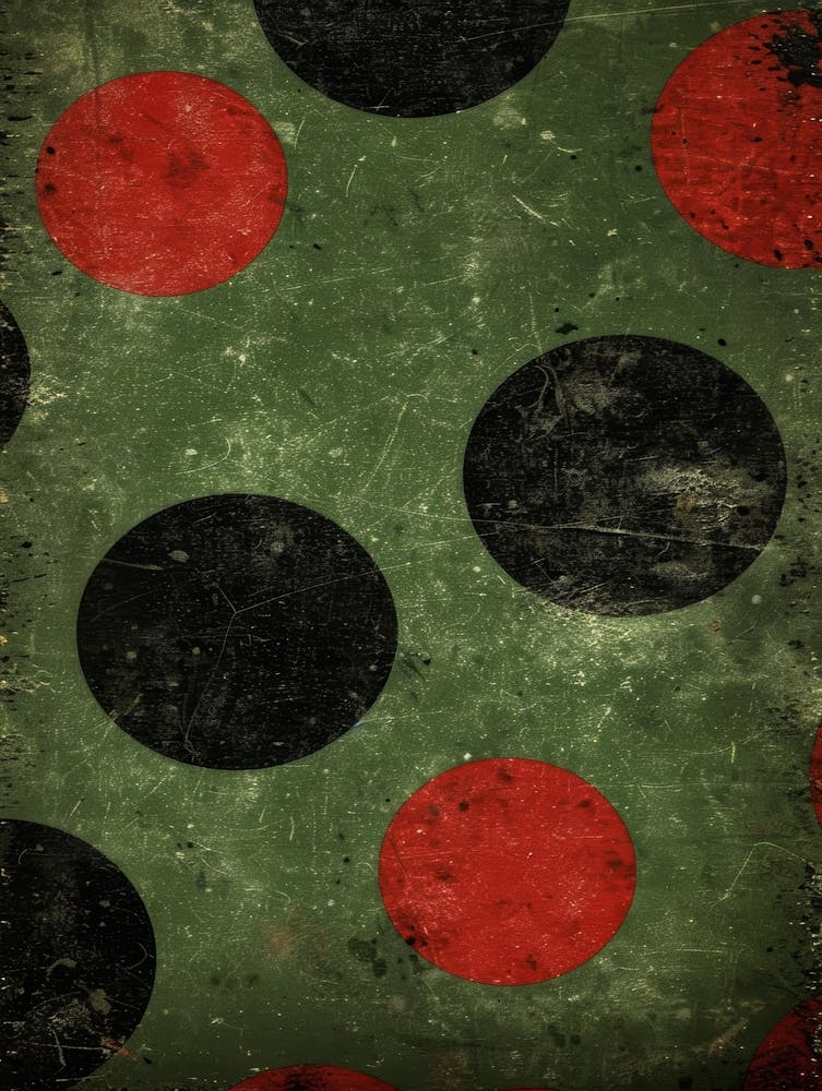 Grunge Polka Dots