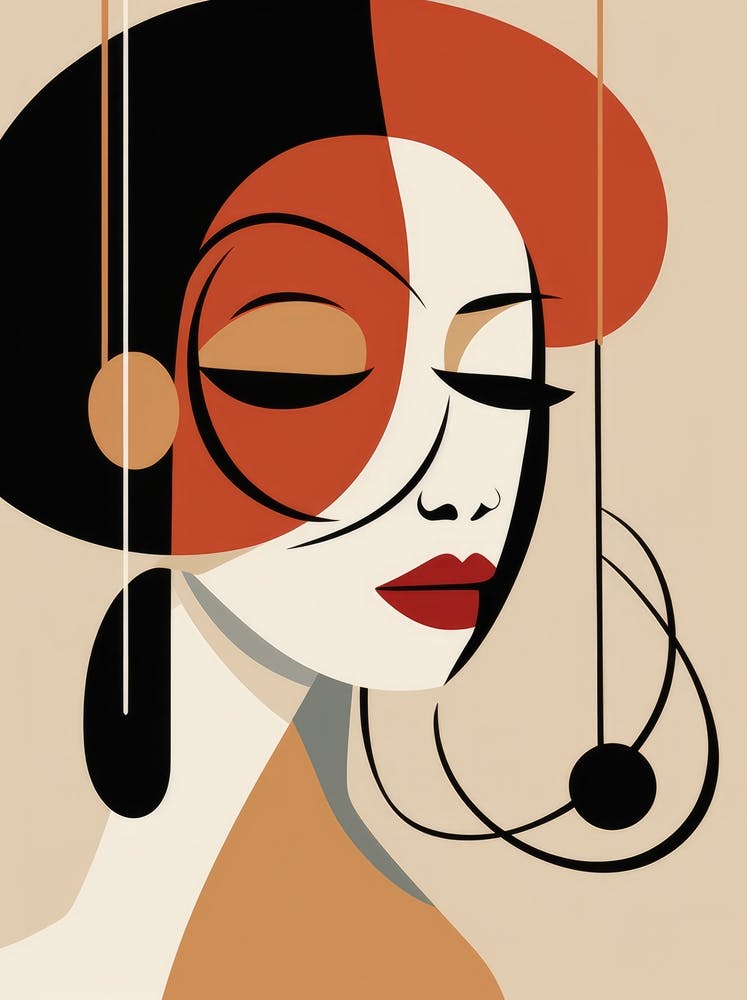 Abstract Portrait Of A Woman 17