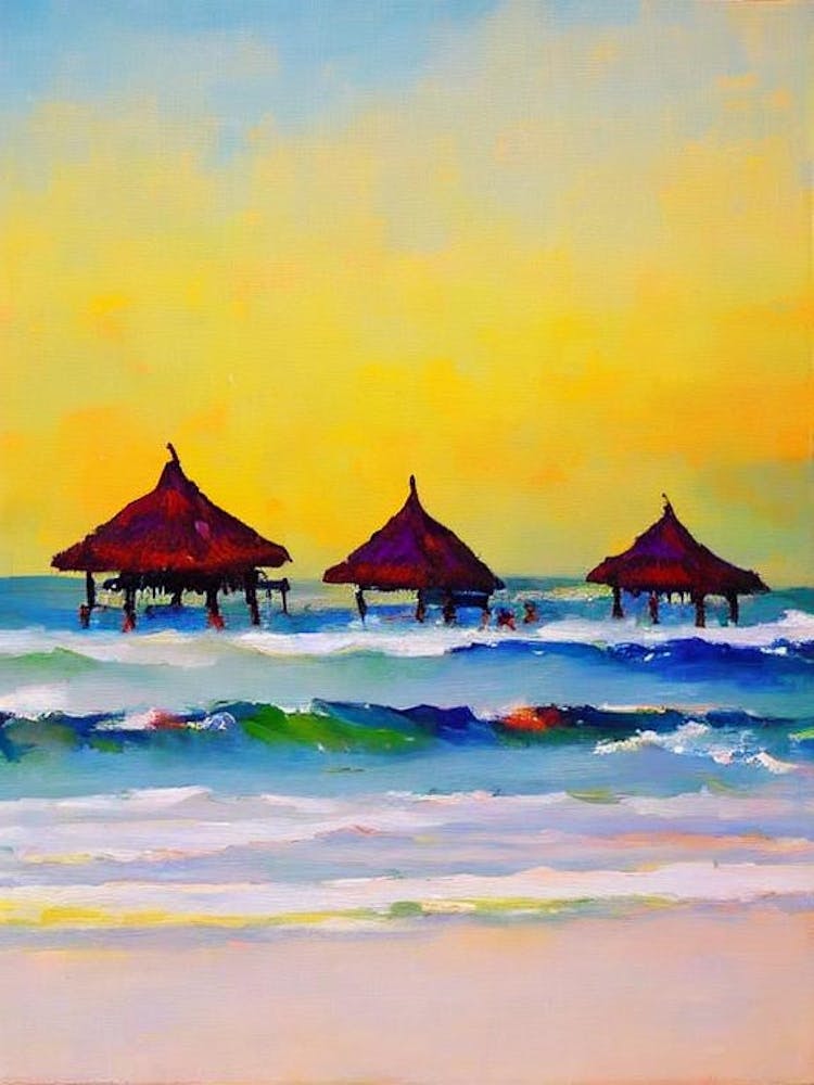 Radisson Beach, Bali, Indonesia Abstrait Lumineux