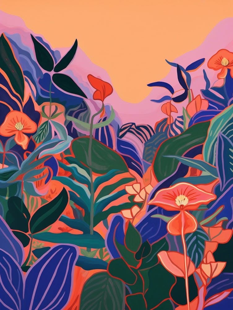 Boho Plant Painting Tradescantia Nanouk