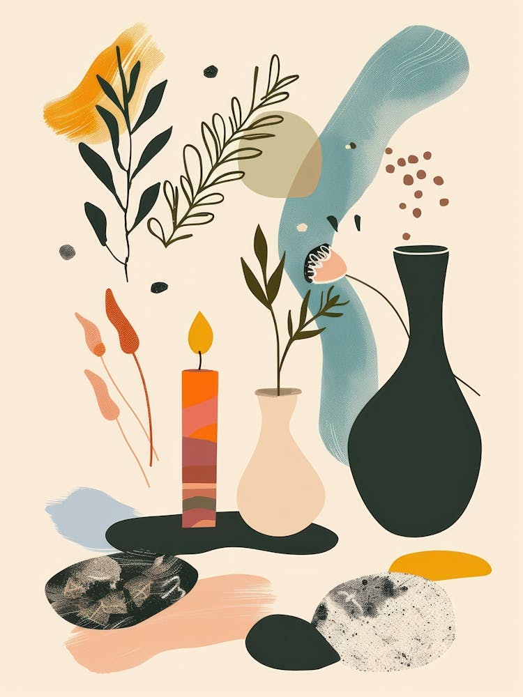 Abstract Objects Flat Illustration 11