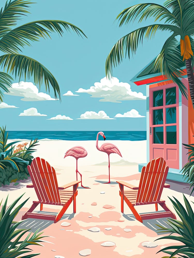 Eagle Beach, Aruba, Matisse And Rousseau Style 4