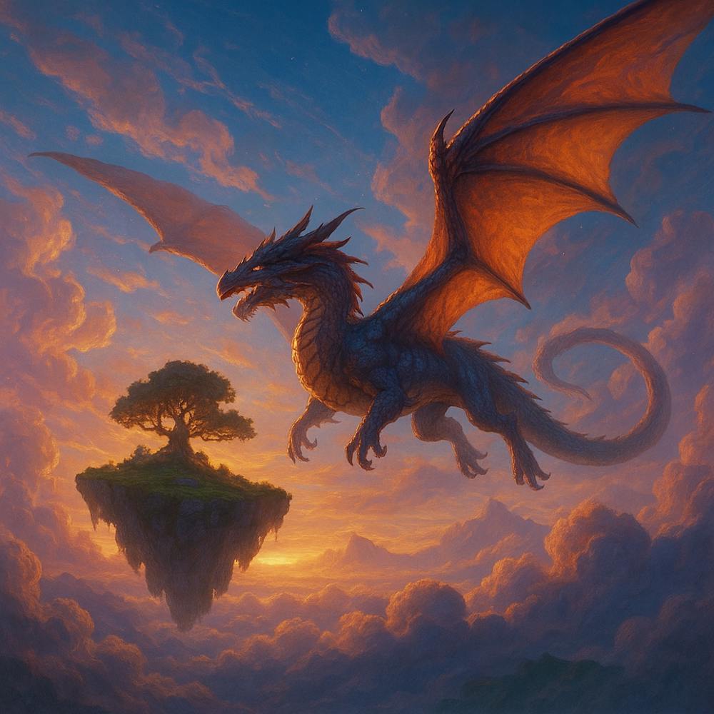 Dragon dans le Ciel