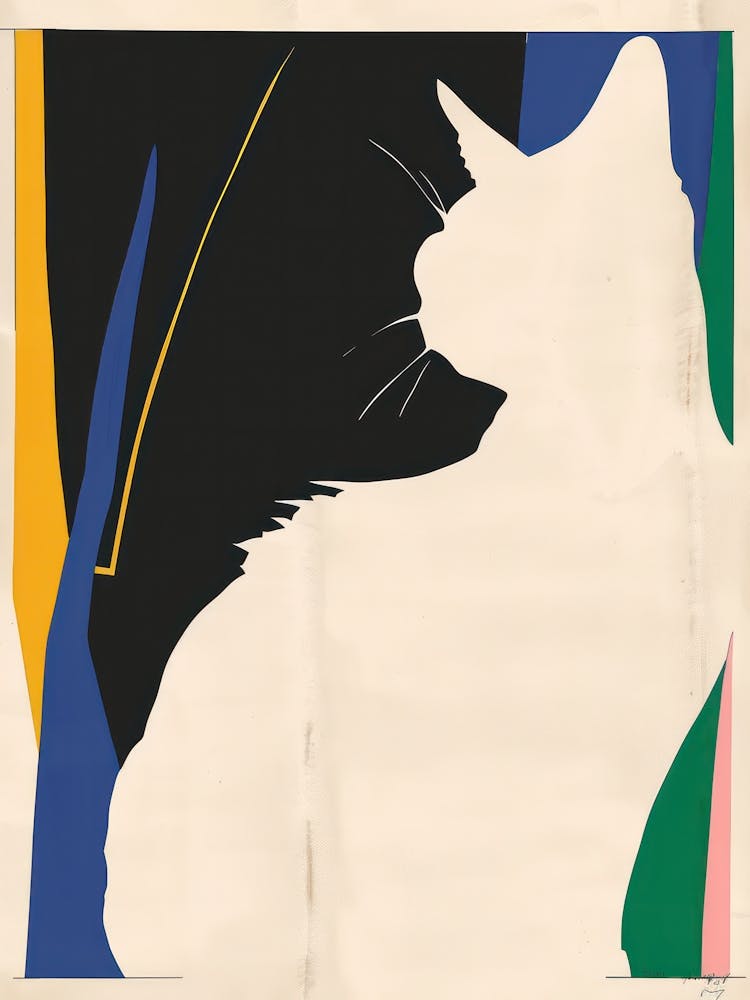 Cat 2 Cut Out Collage