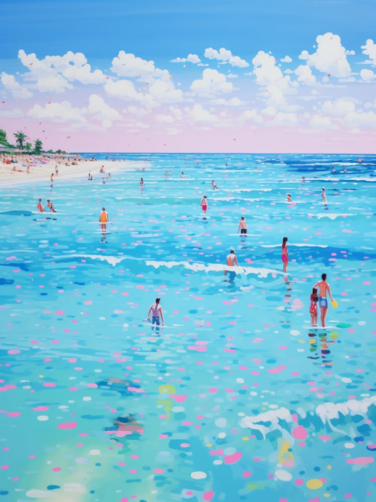 An Oil Painting Of Seven Mile Beach Negril Jamaica 3