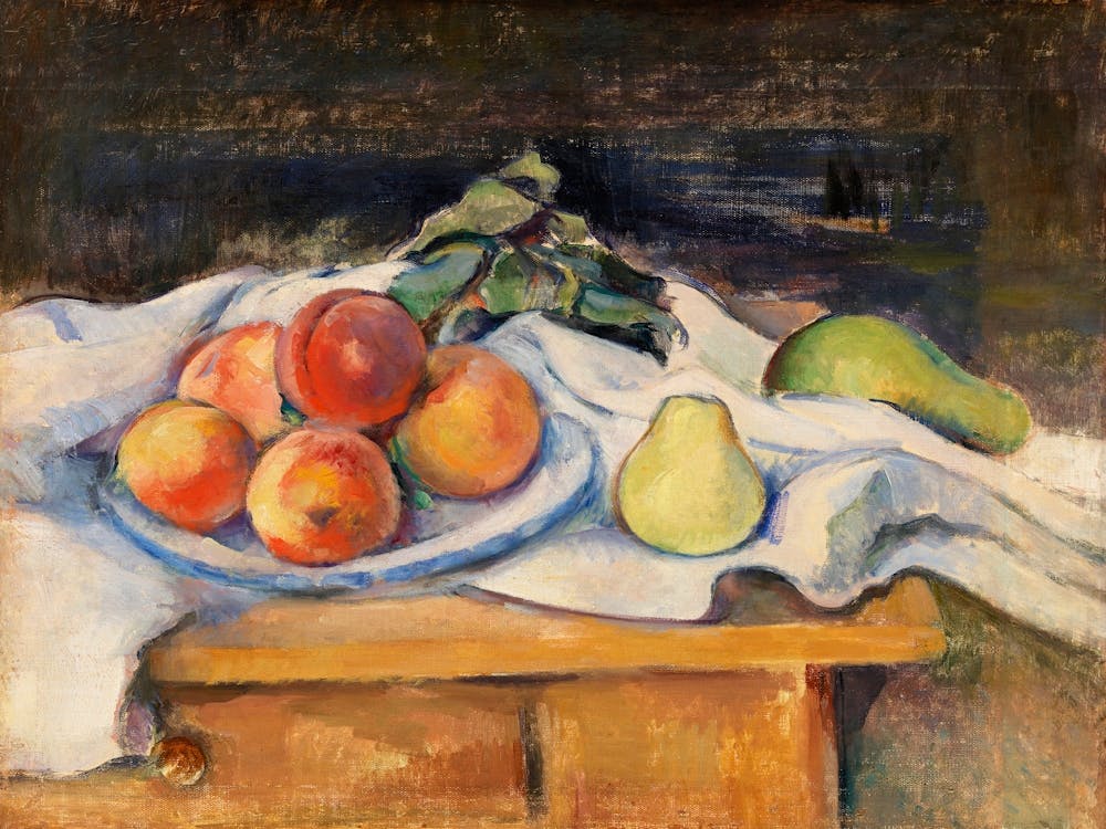 Fruit On A Table, Paul Cézanne