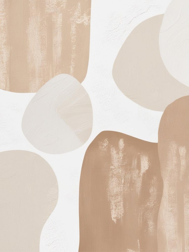 Beige Abstract Painting 1