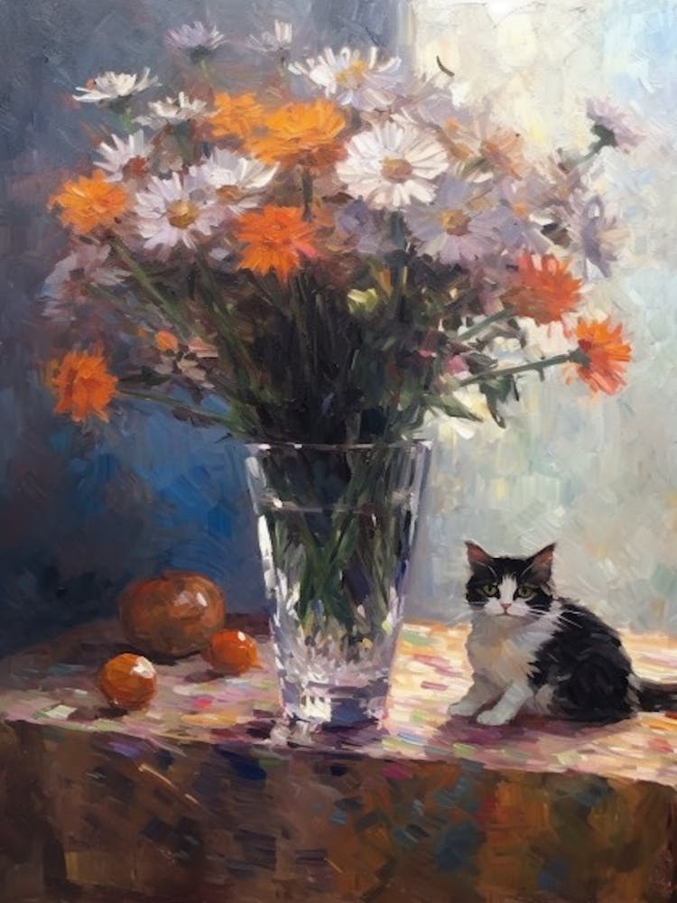 Aster With A Cat 3