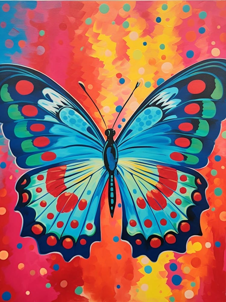 Pop Art Admiral Butterfly 3