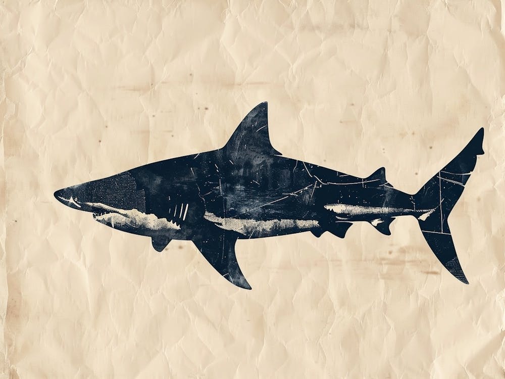 Whale Shark Grey Silhouette 7