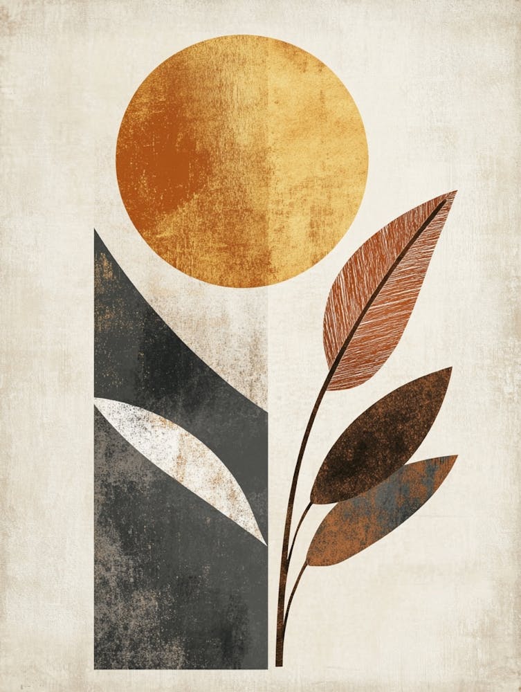 Abstract Sun Canvas Print