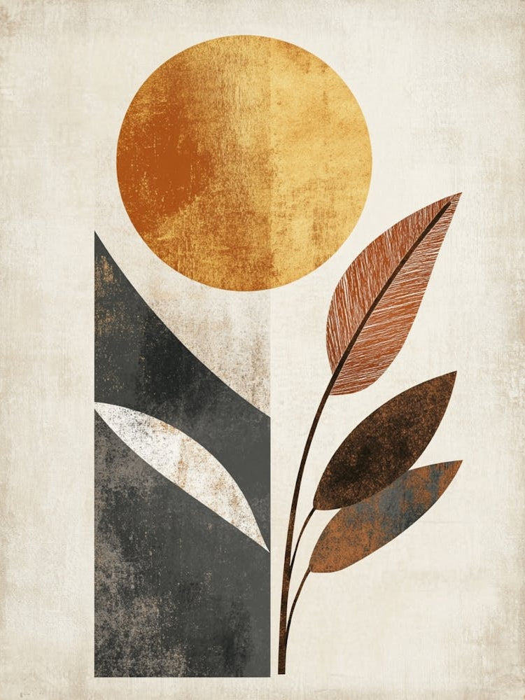 Abstract Sun Canvas Print