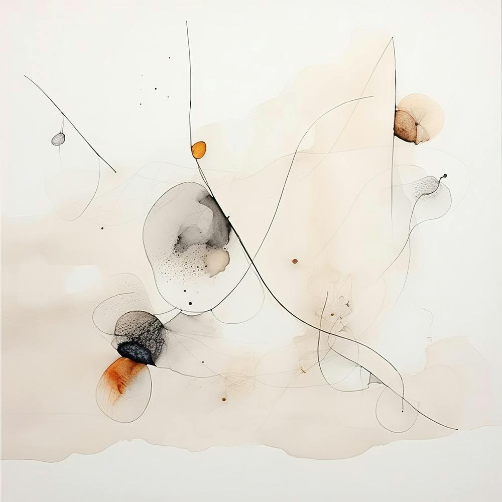 Abstract Organic Minimalist Shapes In Muted Colors 7