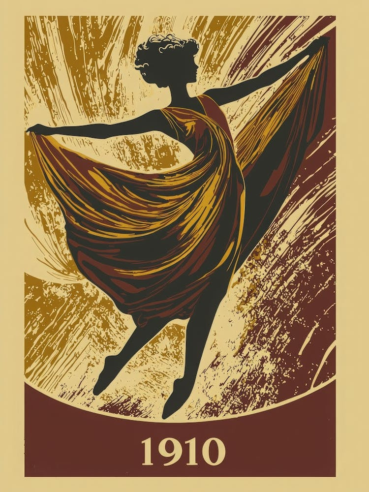 Aihrgdesign A Vintage Art Poster Of A 1910 Modern Dance Perfo B4596dde Cf72 4d9e Ad21 C2163a03c023 2