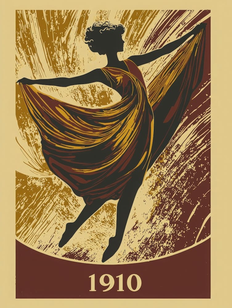 Aihrgdesign A Vintage Art Poster Of A 1910 Modern Dance Perfo B4596dde Cf72 4d9e Ad21 C2163a03c023 2
