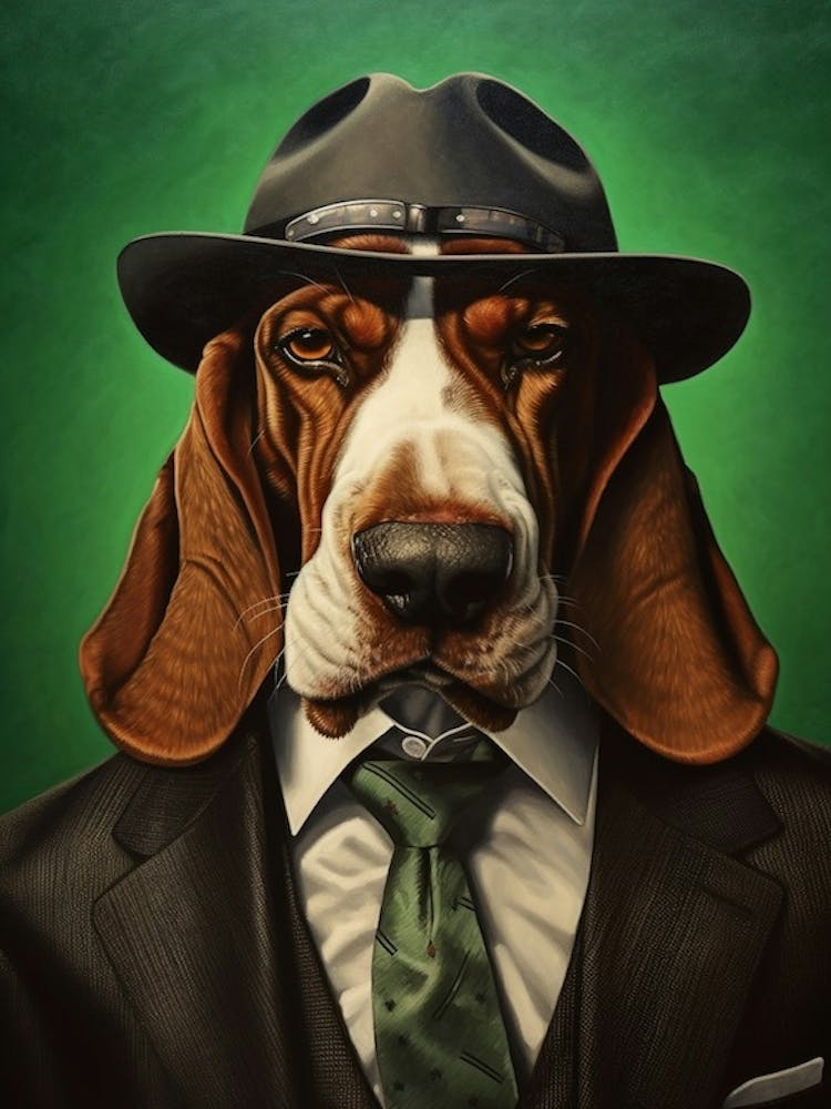 Gangster Dog Basset Hound