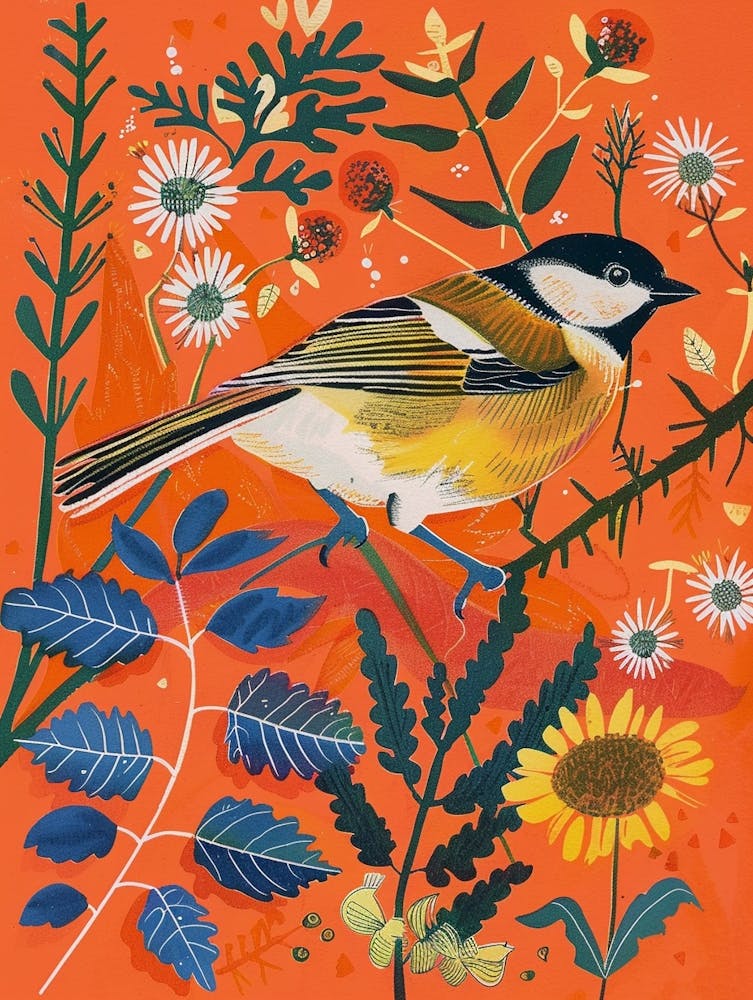 Spring Birds Carolina Chickadee 4