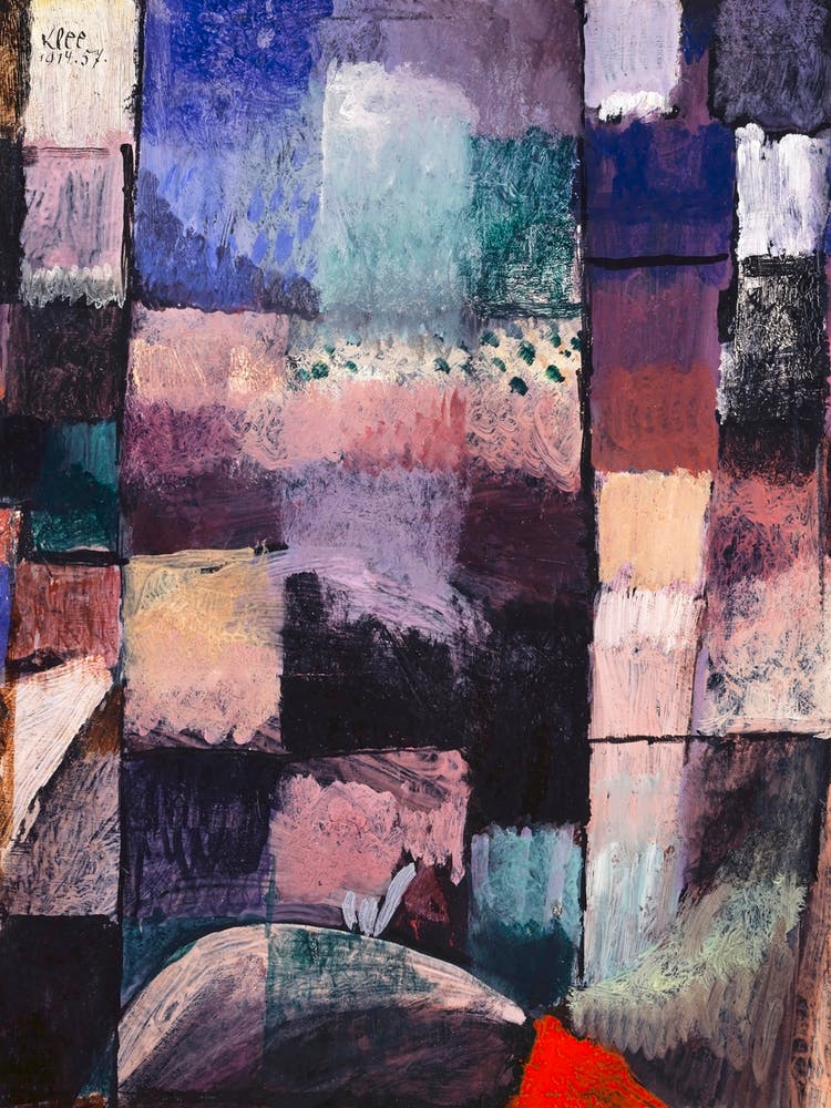 About A Motif From Hammamet (1914), Paul Klee