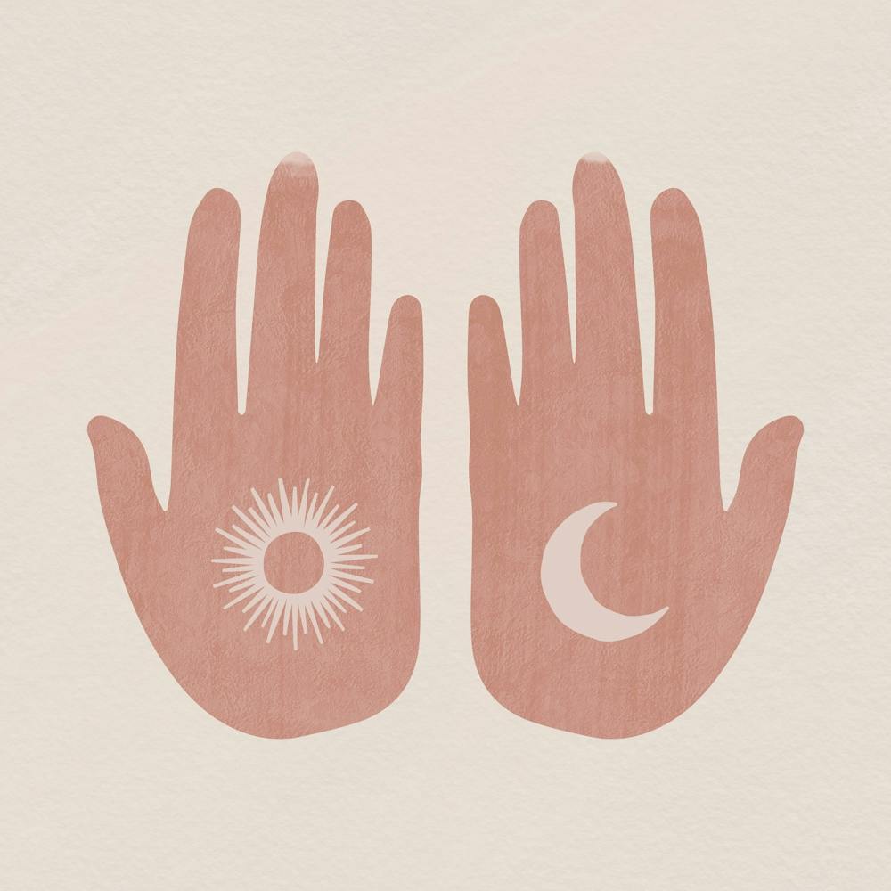 Sun, Moon, Hands