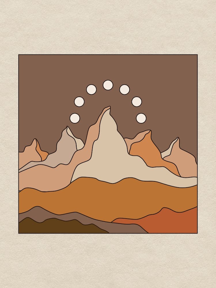 Night Time Mountains