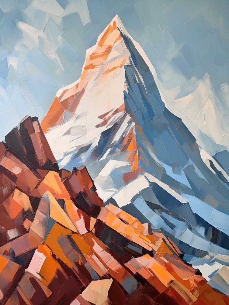 Matterhorn Switzerland  1 Mountain Painting