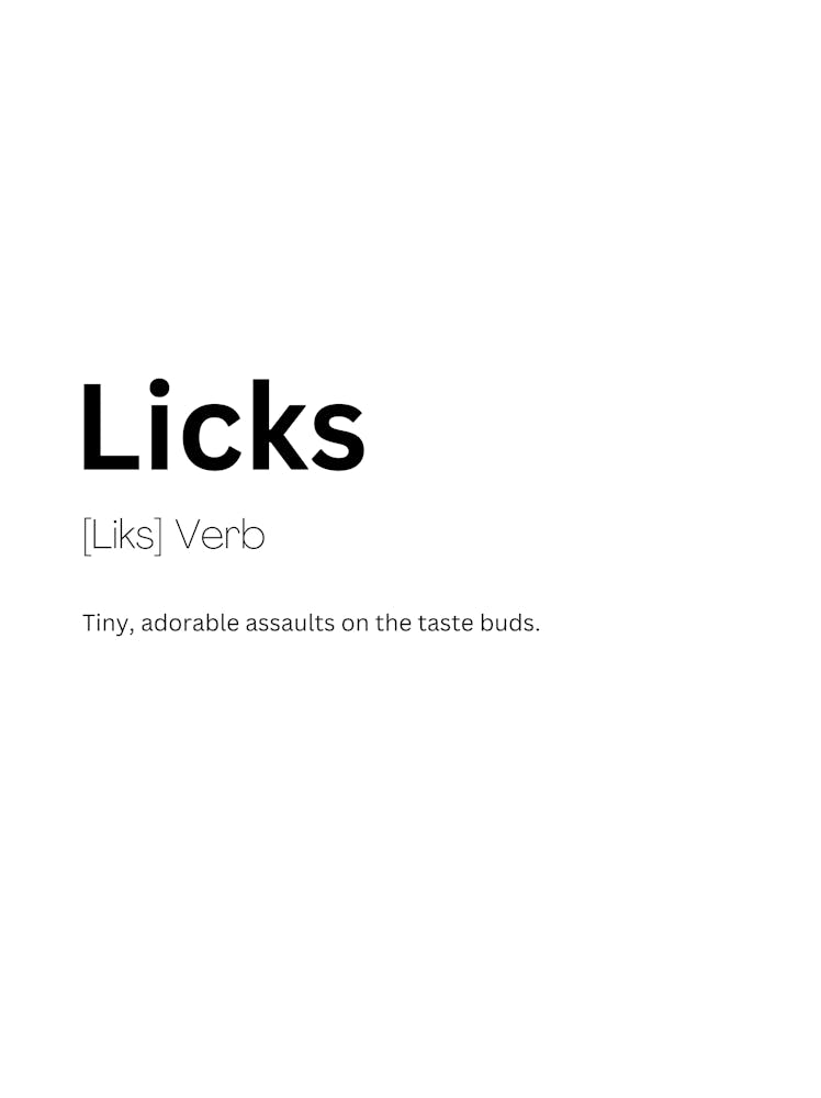 Licks Definition Meaning
