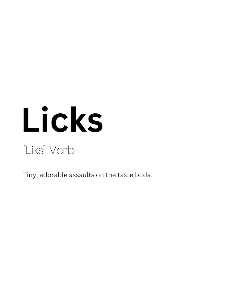 Licks Definition Meaning