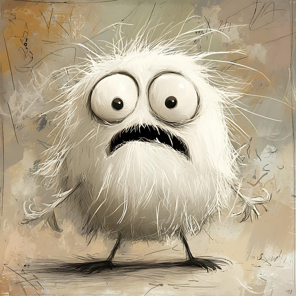 Cute Shaggy Plush Ghost Toy 7