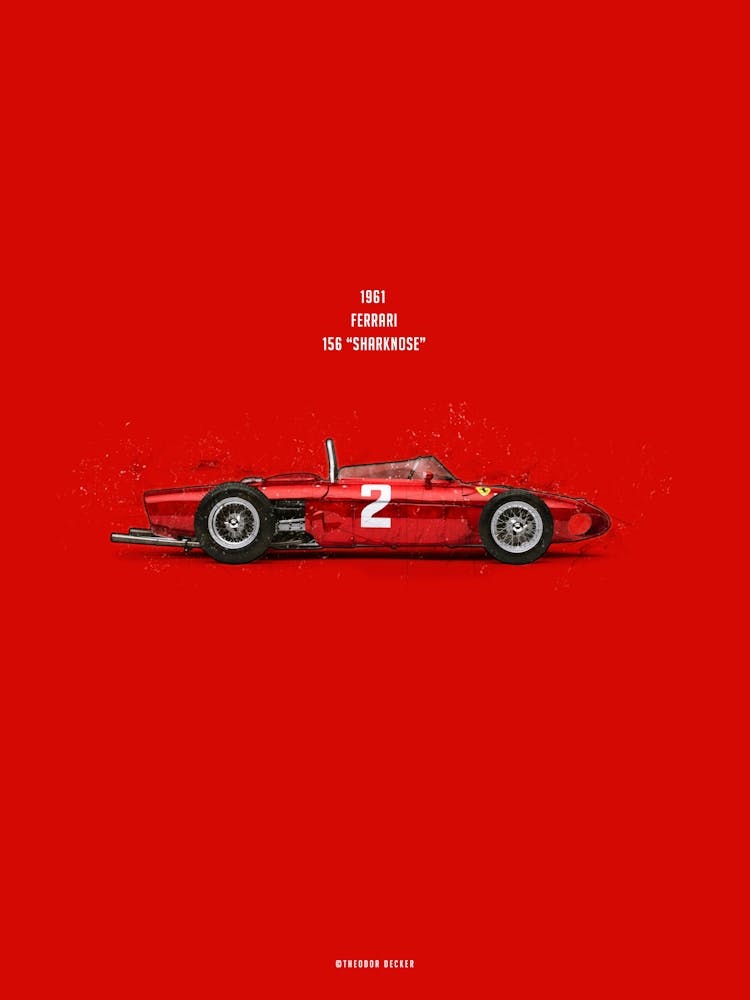 Cars in Colors, Ferrari 156 Sharknose
