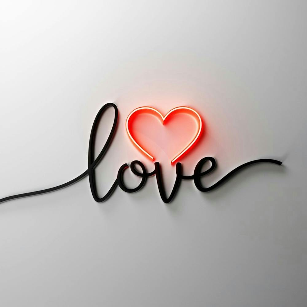 A Minimalist And Modern Logo Design Showcases The Concept Of Love And Creative 1