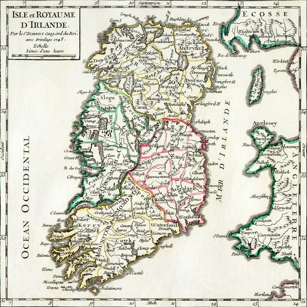 Map Of Ireland