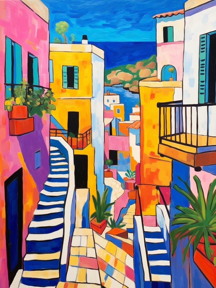 Split Croatia 8 Fauvist Painting