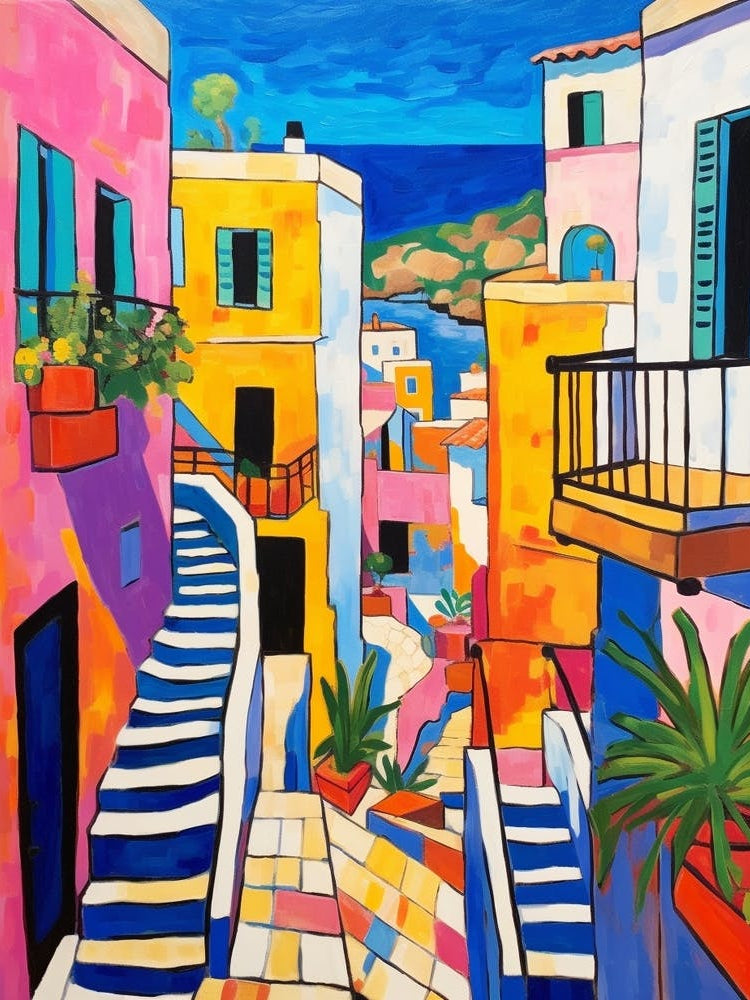 Split Croatia 8 Fauvist Painting
