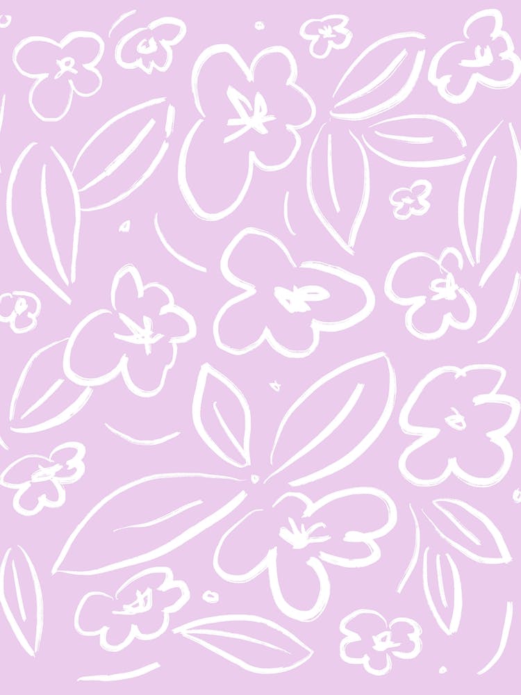 Flowery Sketch Lila