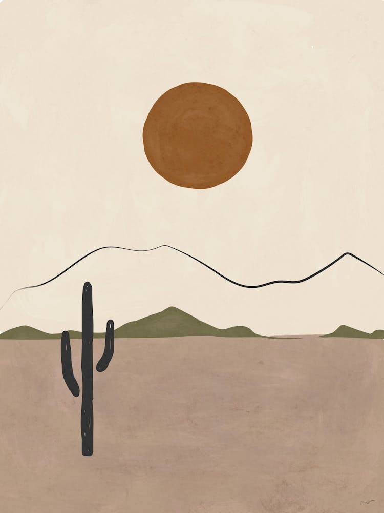 Cactus In The Desert